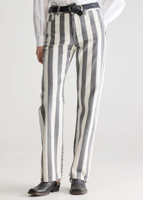  벨로즈 데님 팬츠 포니 진 스트라이프 - BELLEROSE