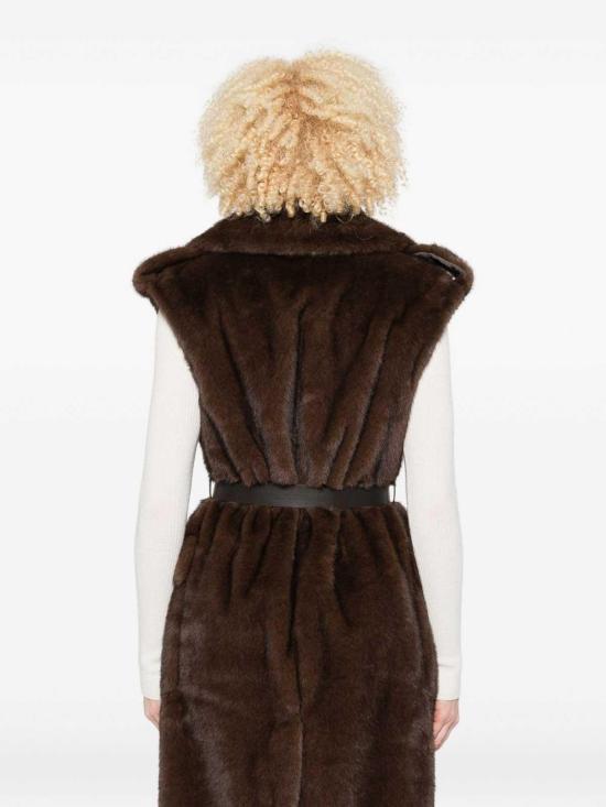  파로쉬 베스트 D410575PULSE808 Brown - PAROSH