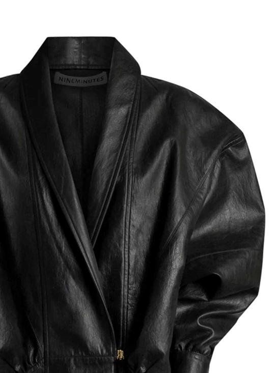  나인 미니츠 가죽 자켓 25PRNCP0024 Black - NINEMINUTES