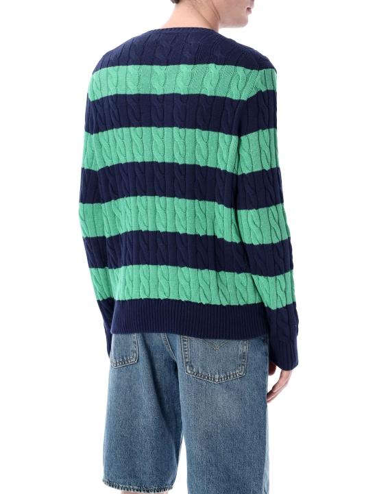 26SS 랄프 로렌 니트웨어 710B13897 002 NAVY GREEN - RALPH LAUREN