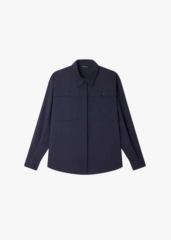  쉐르 긴팔 티셔츠 소르 카르낙  네이비