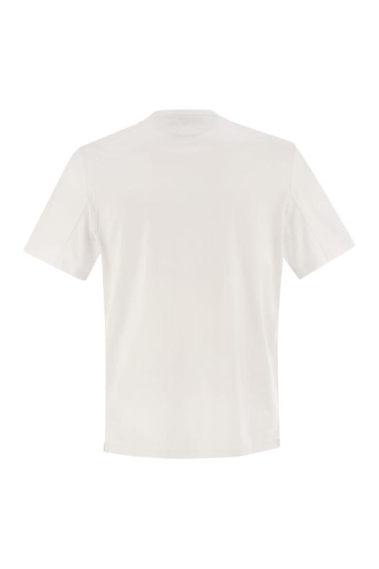 26SS 브루넬로 쿠치넬리 반팔 티셔츠 M0B138476P C6159 WHITE - BRUNELLO CUCINELLI