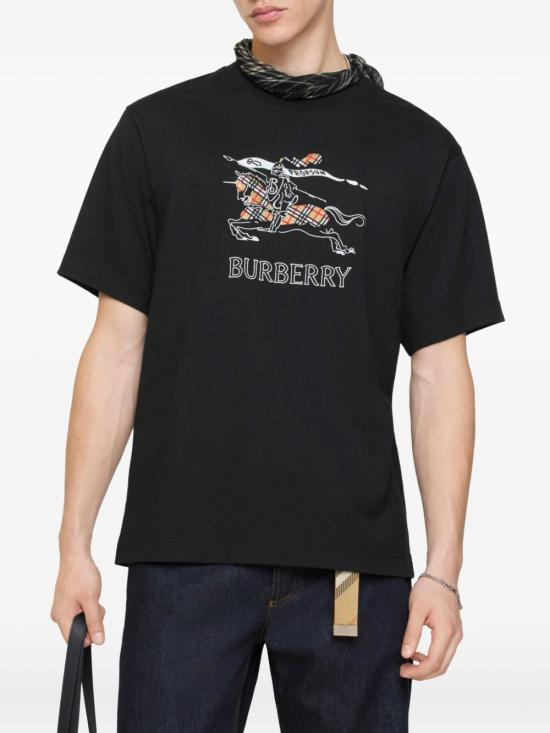 26SS 버버리 반팔 티셔츠 8121033 A1189 BLACK - BURBERRY