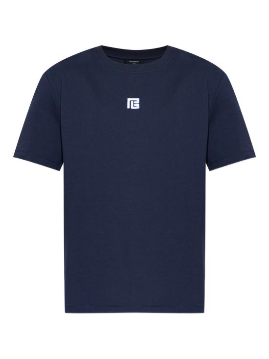 26SS 발망 반팔 티셔츠 GH1EG000BC87 SIV BLUE