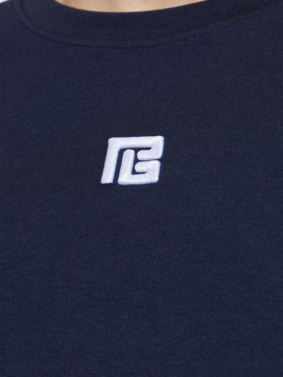 26SS 발망 반팔 티셔츠 GH1EG000BC87 SIV BLUE - BALMAIN