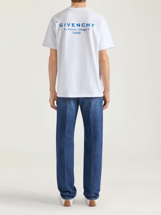 26SS 지방시 반팔 티셔츠 BM71NK3YRJ 100 WHITE - GIVENCHY