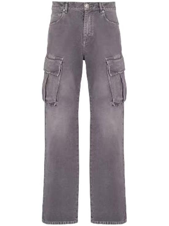 25FW 발망 스트레이트 팬츠 FH1ML136DF77 9CO GREY