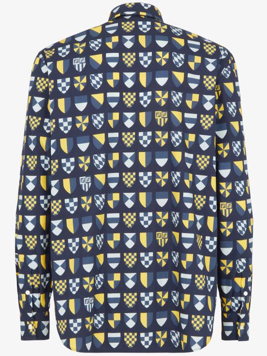 25FW 펜디 긴팔 셔츠 FS1319AU76 F0QG3 BLUE - FENDI