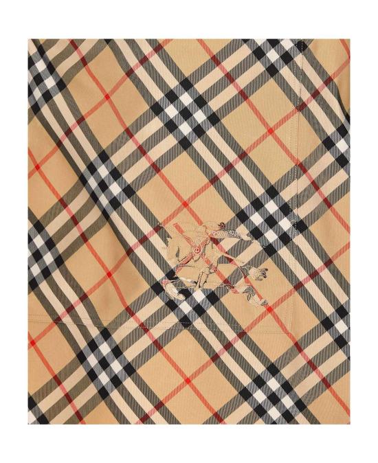 26SS 버버리 팩어웨이 체크 트윌 케이프 8105325 B9368 NUDE NEUTRALS - BURBERRY