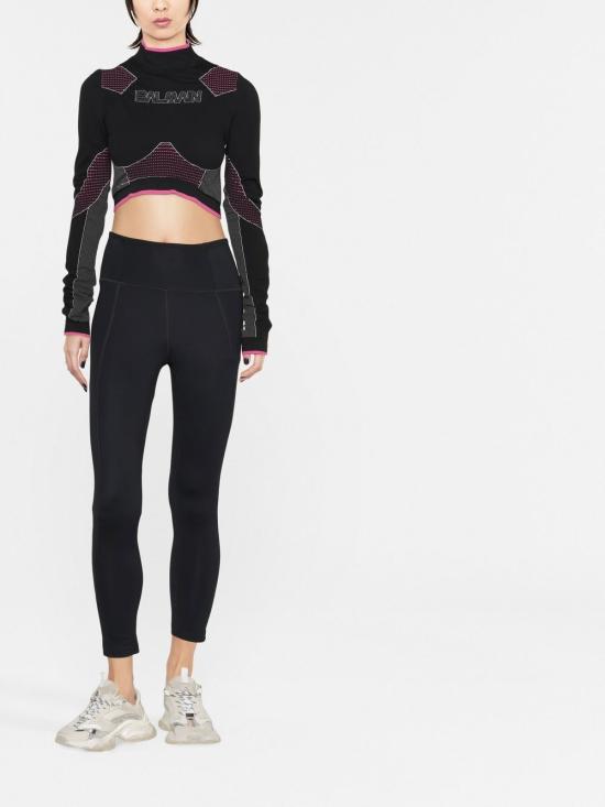  발망 반팔 티셔츠 YF2AO233JE17 EEH BLACK - BALMAIN