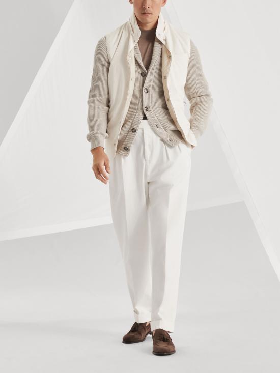 26SS 브루넬로 쿠치넬리 스웨터 MNI708606 C2438 BEIGE - BRUNELLO CUCINELLI