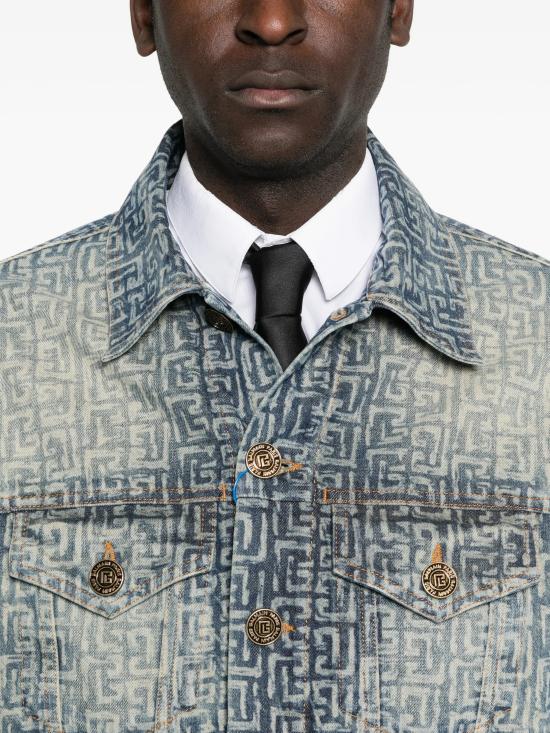 26SS 발망 자켓 GH1TC330DG12 6AW BLUE - BALMAIN