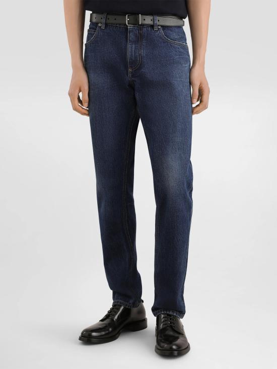 26SS 돌체앤가바나 스트레이트 팬츠 GYJCCZG8OK9 S9001 BLUE - DOLCE & GABBANA