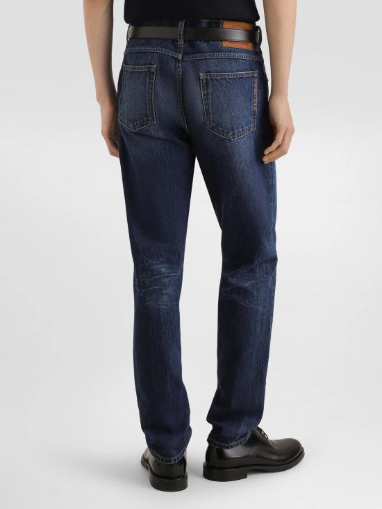 26SS 돌체앤가바나 스트레이트 팬츠 GYJCCZG8OK9 S9001 BLUE - DOLCE & GABBANA