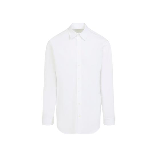 26SS 발렌시아가 긴팔 셔츠 850808TTM12 9000 WHITE