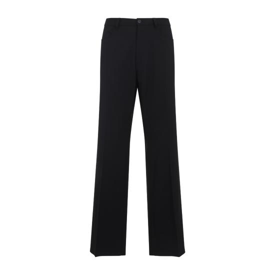 26SS 발렌시아가 스트레이트 팬츠 850705TJT21 1000 BLACK