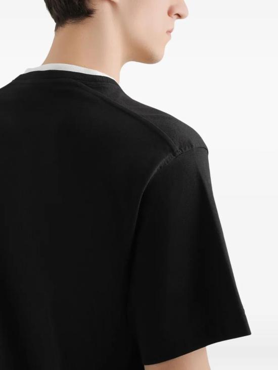 26SS 돌체앤가바나 반팔 티셔츠 G8ST6ZG7PCG N0000 BLACK - DOLCE & GABBANA