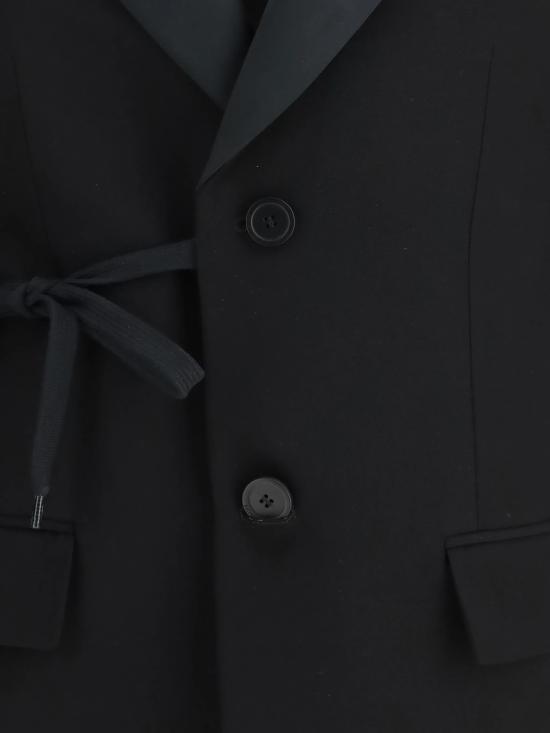 26SS 발렌시아가 수트 자켓 857389TNT21 1000 BLACK - BALENCIAGA