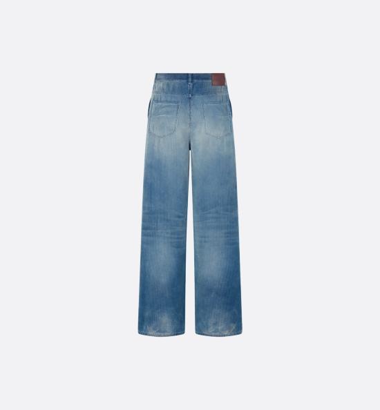 26SS 디올 스트레이트 팬츠 613D184A3033 530 BLUE - DIOR