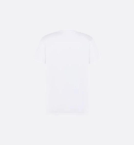 25FW 디올 반팔 티셔츠 593J668G0677 089 WHITE - DIOR