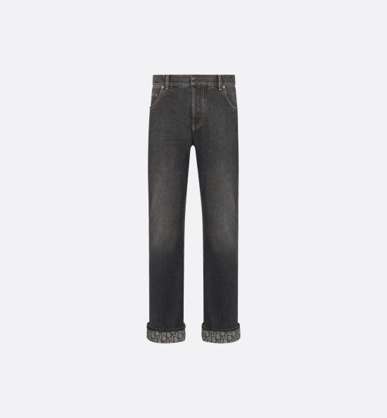 26SS 디올 스트레이트 팬츠 552P32A3003 9108 BLACK