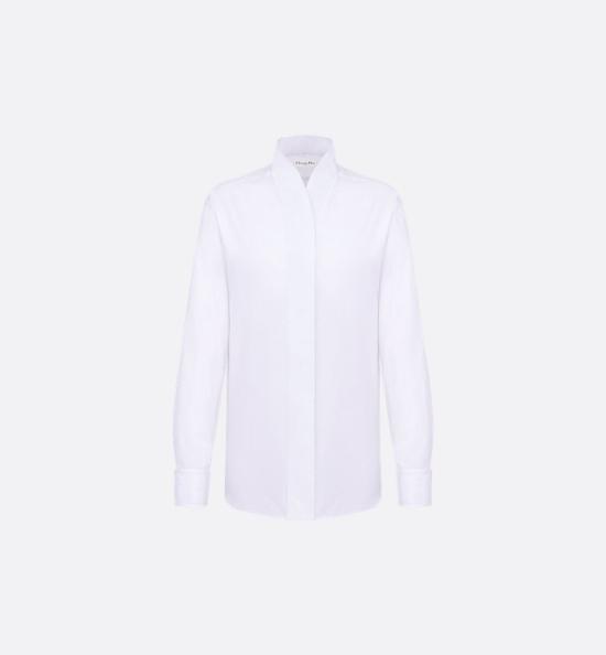 25FW 디올 셔츠 541B57A3356 0100 WHITE