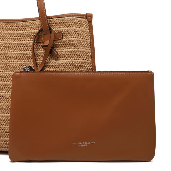 26SS 지아니 끼아리니 토트백 BS6850COMMRVMRK 064 NUDE NEUTRALS - GIANNI CHIARINI