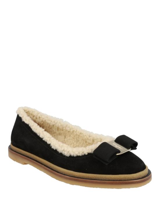  살바토레 페라가모 플랫 슈즈 01D933 756700 1C 00002 4 5 Black - SALVATORE FERRAGAMO