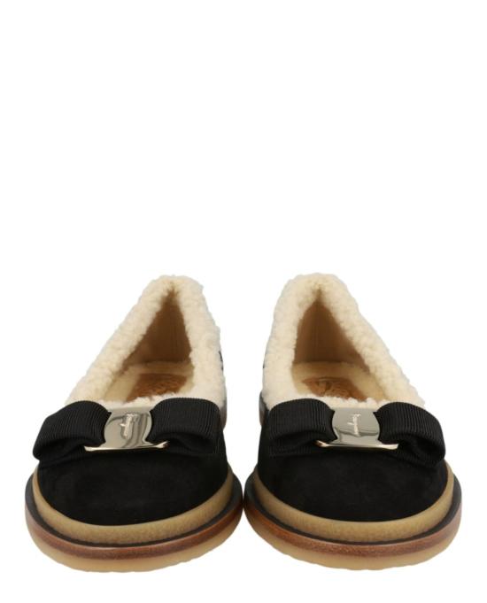  살바토레 페라가모 플랫 슈즈 01D933 756700 1C 00002 4 5 Black - SALVATORE FERRAGAMO