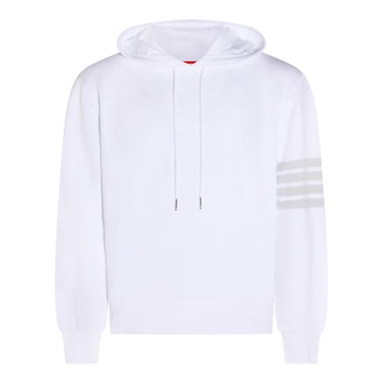 26SS 톰브라운 솔리드 루프백 4바 후디 MJT556AJ0007100 White