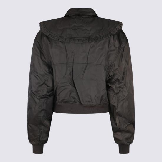 26SS 가니 나일론 봄버 자켓 A1010046ZWX Black - GANNI