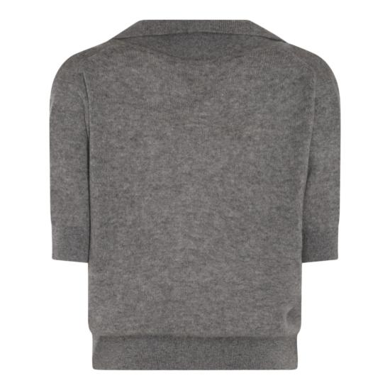 26SS 케이트 슈렁큰 조 스웨터 8787605244 Grey - KHAITE