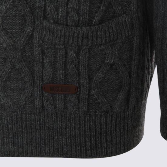25FW 모스키노 니트웨어 252ZZ091452041506 Black - MOSCHINO