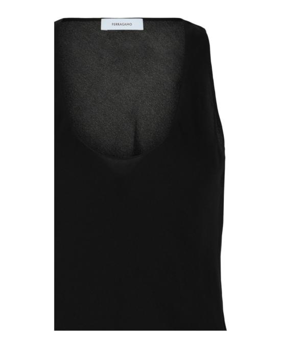  살바토레 페라가모 민소매 티셔츠 13F767 774163 00002 38 Black - SALVATORE FERRAGAMO