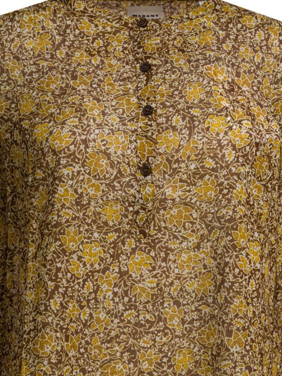 26SS 이자벨마랑에뚜왈 탑 26PHT0029FA Brown - ISABEL MARANT ETOILE