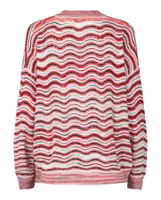  엠 미쏘니 니트웨어 S24UN05 BK01DW SM9TU 92102 XS Pink - M MISSONI