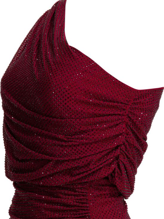 26SS 셀프 포트레이트 롱 원피스 RS26 002M BU Red - SELF PORTRAIT