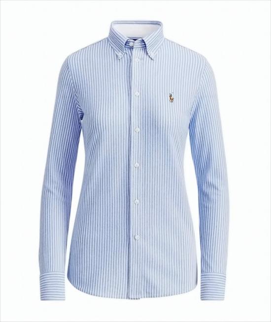 26SS 폴로 랄프로렌 셔츠 JAMELKO LONG SLEEVE BUTTON FRONT BLU WHITE Blue