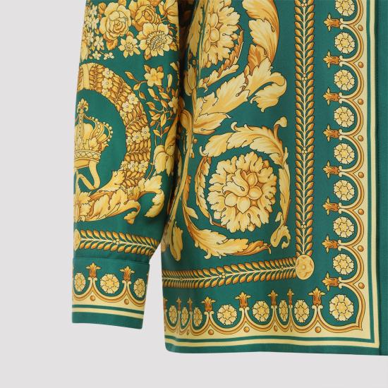 26SS 베르사체 셔츠 1001360 1A04236 5GD10 EMERALD GOLD - VERSACE