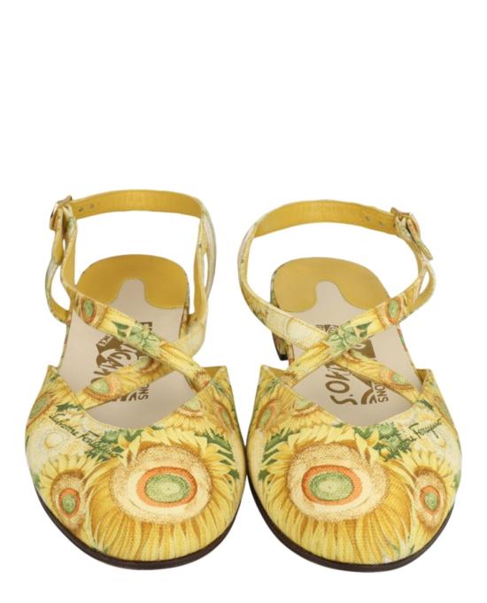  살바토레 페라가모 플랫 슈즈 01R352 744555 M 90006 6 5 Brown - SALVATORE FERRAGAMO