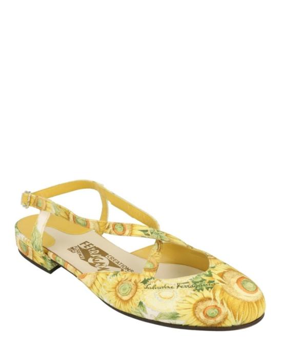  살바토레 페라가모 플랫 슈즈 01R352 744555 M 90006 6 5 Brown - SALVATORE FERRAGAMO