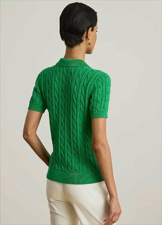 26SS 폴로 랄프로렌 탑 NATRISSA SHORT SLEEVE PULLOVER STEM White - POLO RALPH LAUREN