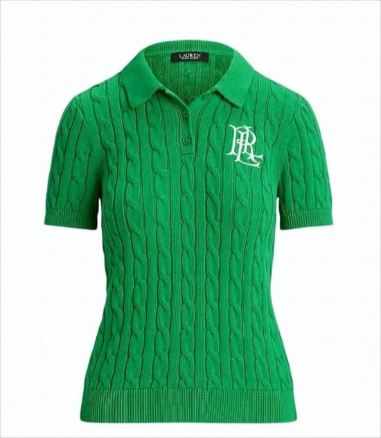 26SS 폴로 랄프로렌 탑 NATRISSA SHORT SLEEVE PULLOVER STEM White