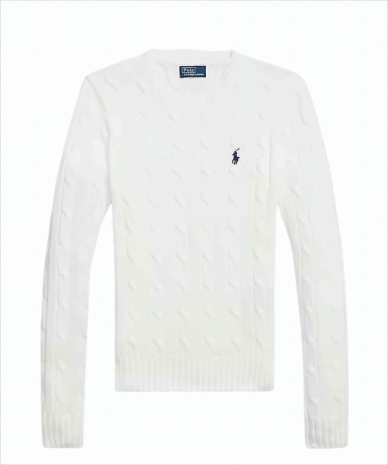 26SS 폴로 랄프로렌 니트웨어 RINETT LONG SLEEVE PULLOVER WHITE White