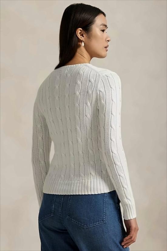 26SS 폴로 랄프로렌 니트웨어 RINETT LONG SLEEVE PULLOVER WHITE White - POLO RALPH LAUREN