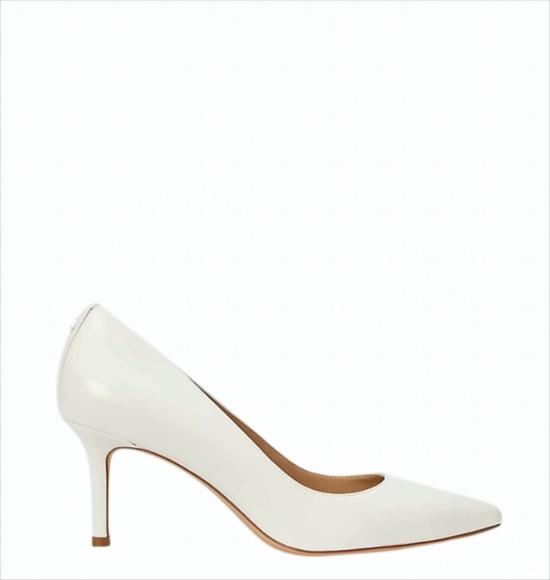 26SS 랄프 로렌 힐/펌프스 LANETTE PUMPS CLOSED TOE SOFT WHITE White