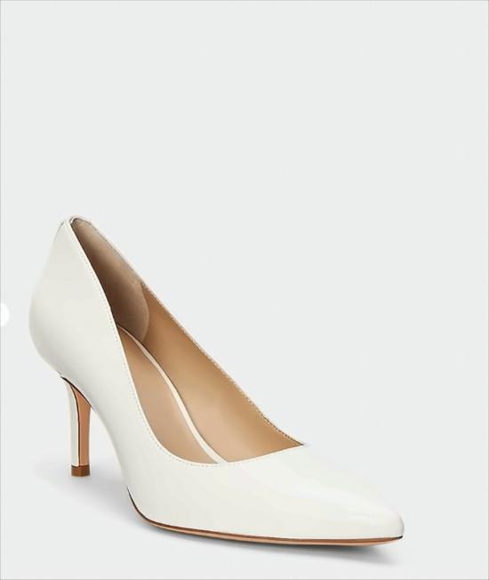 26SS 랄프 로렌 힐/펌프스 LANETTE PUMPS CLOSED TOE SOFT WHITE White - RALPH LAUREN