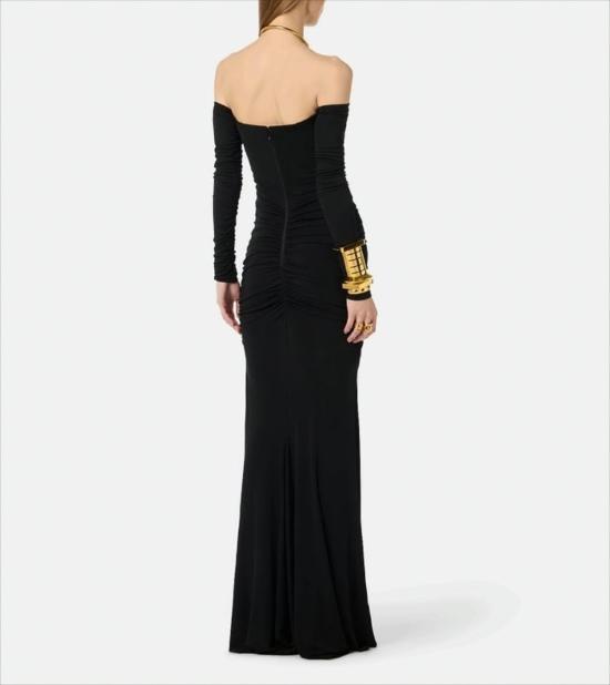 26SS 엘리자베타프랜치 롱 원피스 ABR1061E2 110 White - ELISABETTA FRANCHI