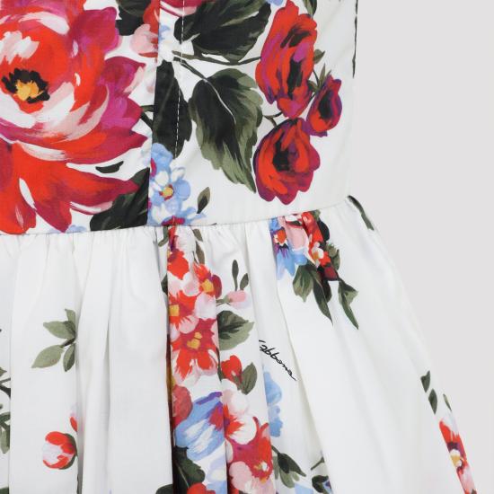 26SS 돌체앤가바나 숏 원피스 F6TTGT HS5UU HA5ZO MAZZ FIORI F BIANCO - DOLCE & GABBANA