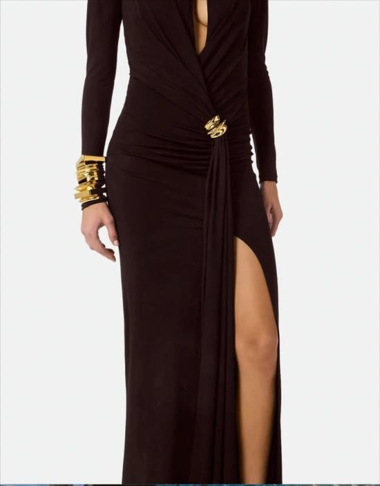 26SS 엘리자베타프랜치 롱 원피스 ABR1461E2 EV9 White - ELISABETTA FRANCHI